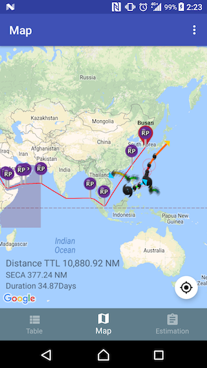 Port And Distance Database