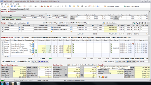 Netpas Estimator ScreenShot