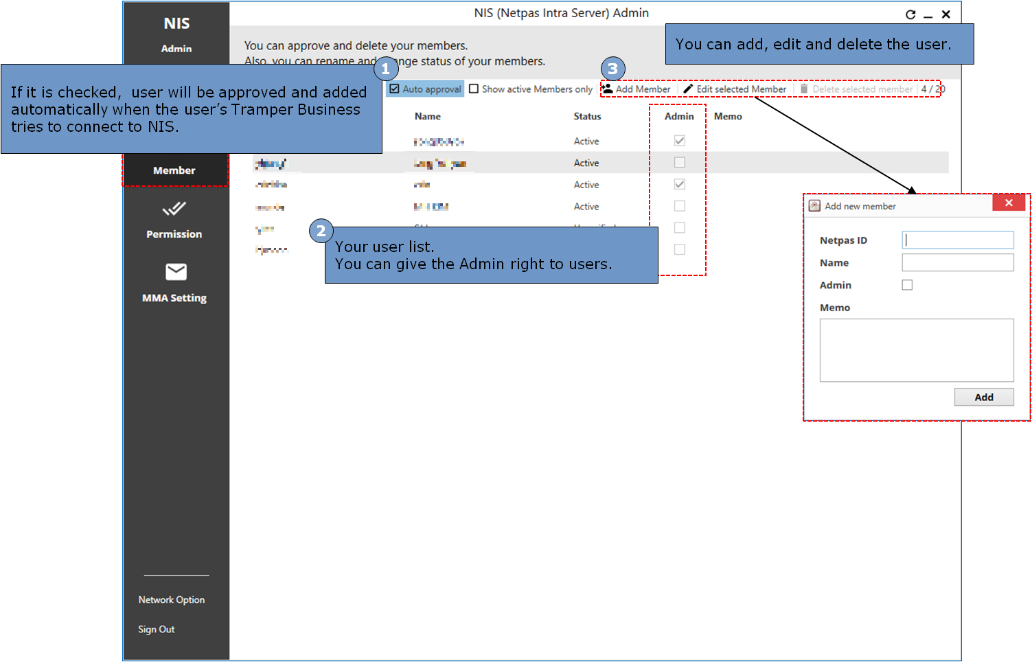 Netpas TB Quick Help Image